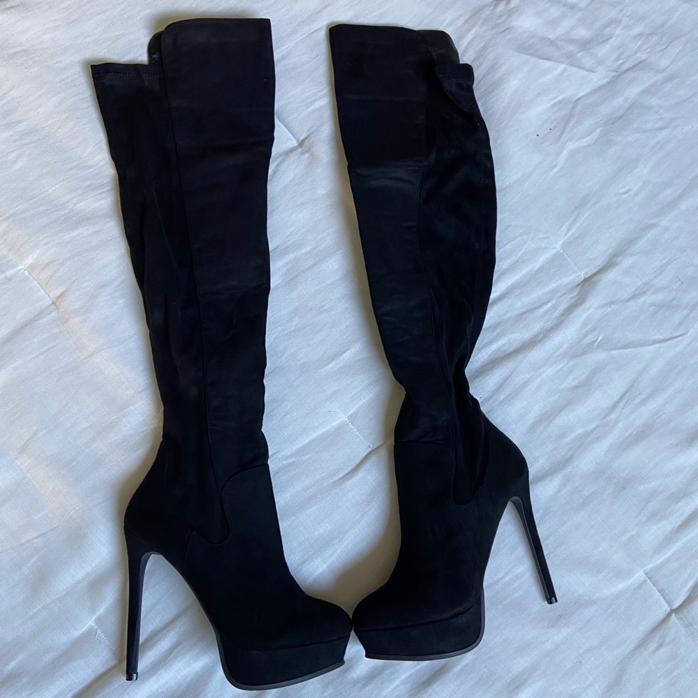 Miss Lola Thigh High Heels